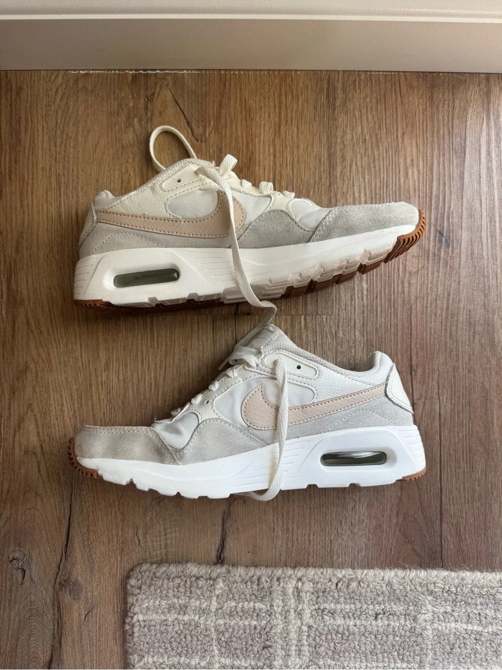 Nike Women’s Air Max Sneakers in White and Gum - Picture 5 of 9